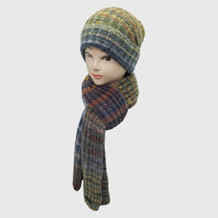 MUFFLER CAP SET / ACRO WOOL / MEN'S & WOMEN'S