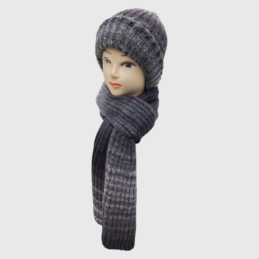 MUFFLER CAP SET / ACRO WOOL / MEN'S & WOMEN'S