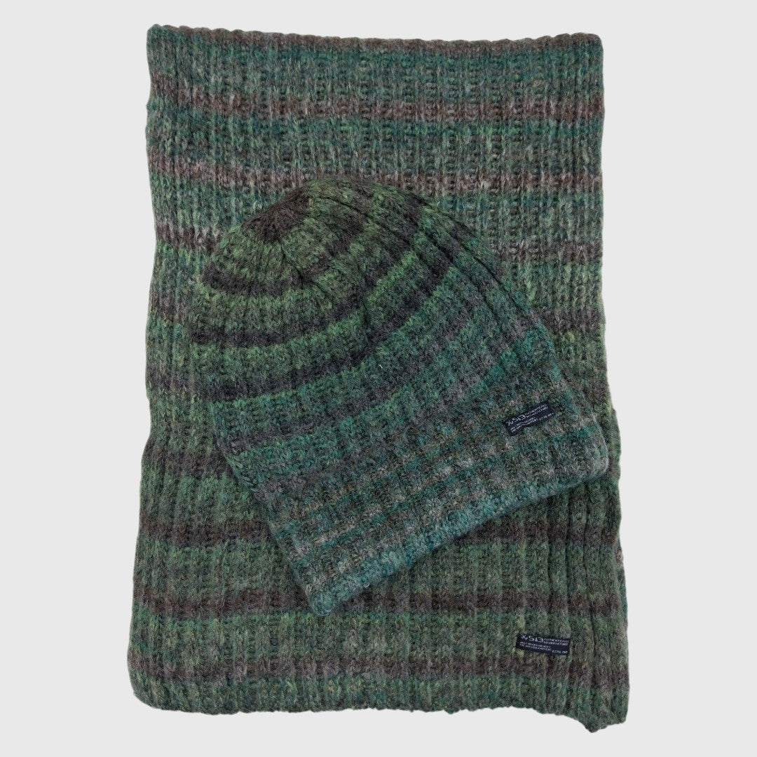 MUFFLER CAP SET / ACRO WOOL / MEN'S & WOMEN'S