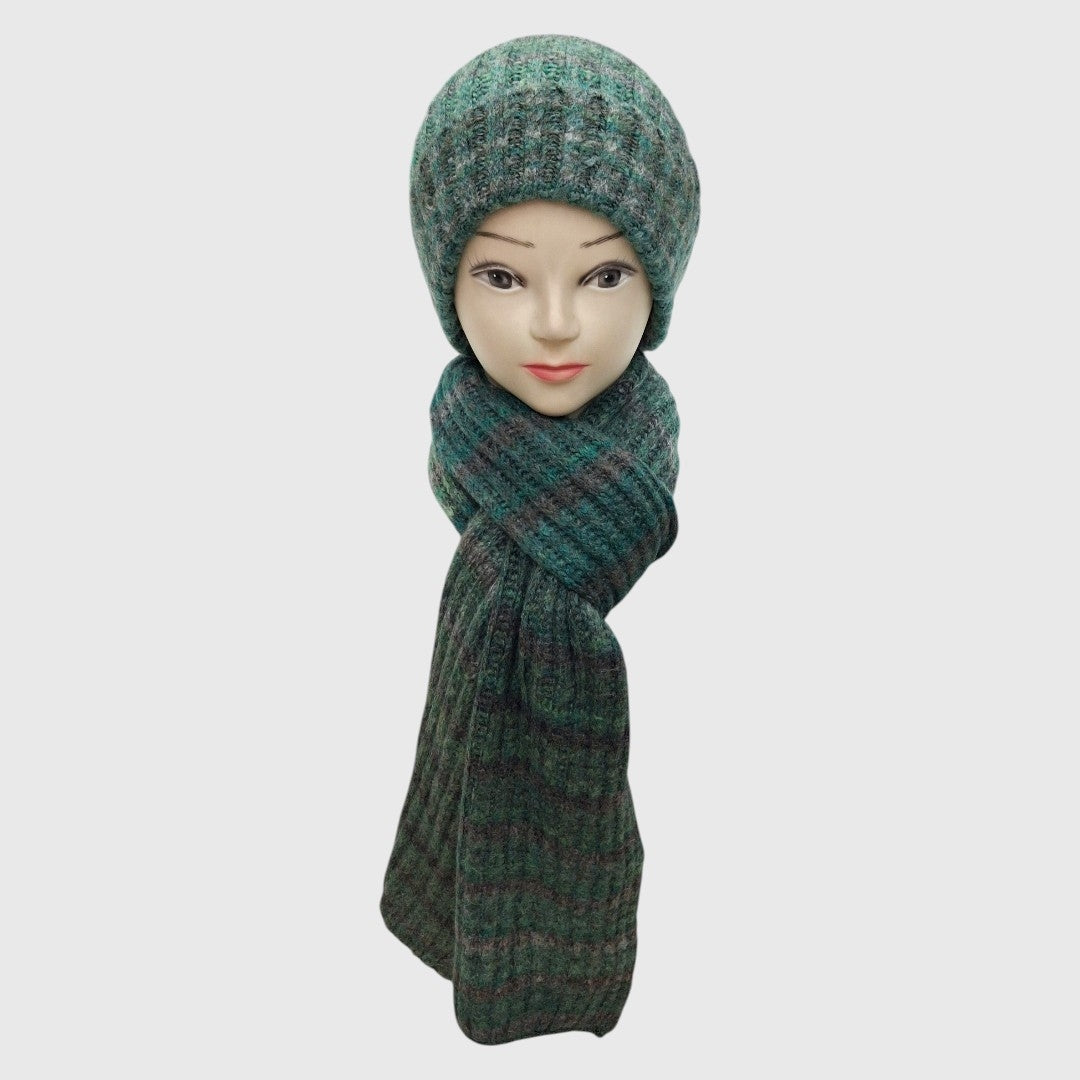 MUFFLER CAP SET / ACRO WOOL / MEN'S & WOMEN'S