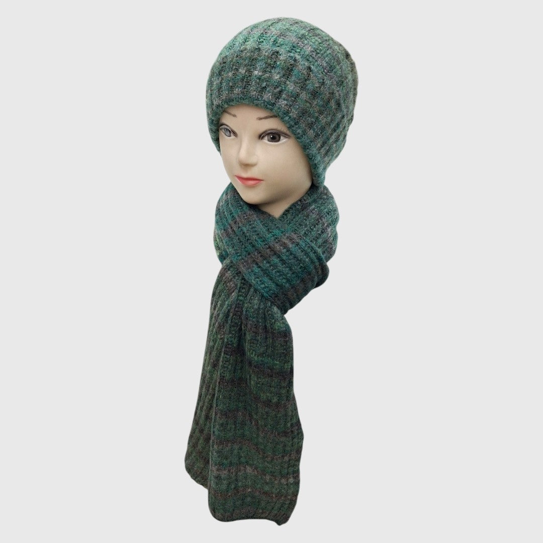 MUFFLER CAP SET / ACRO WOOL / MEN'S & WOMEN'S