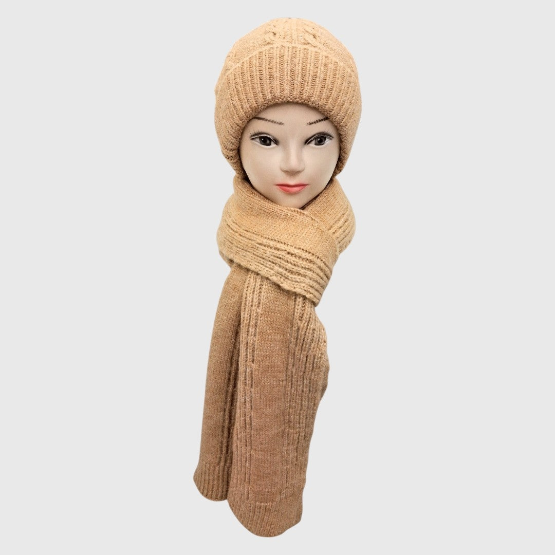 MUFFLER CAP SET / ACRO WOOL / MEN'S & WOMEN'S
