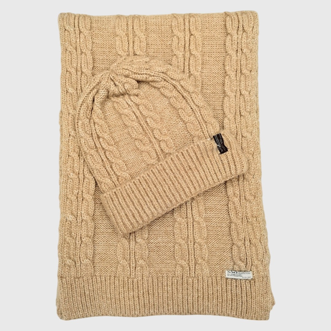 MUFFLER CAP SET / ACRO WOOL / MEN'S & WOMEN'S