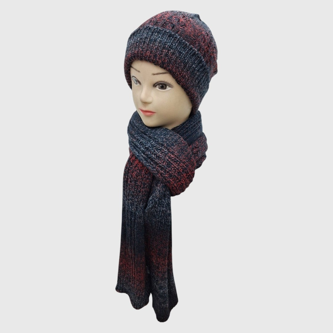 MUFFLER CAP SET / ACRO WOOL / MEN'S & WOMEN'S