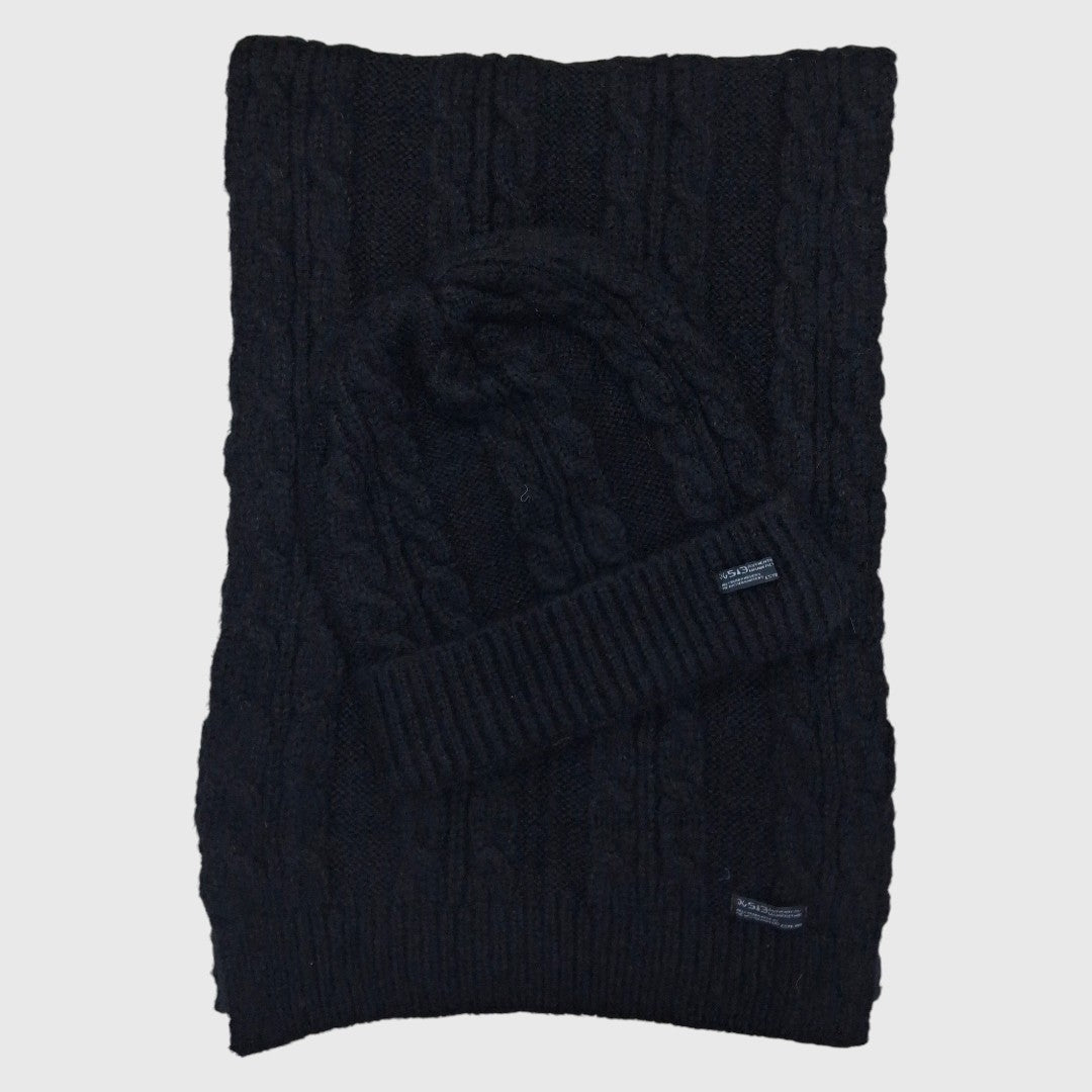 MUFFLER CAP SET / ACRO WOOL / MEN'S & WOMEN'S