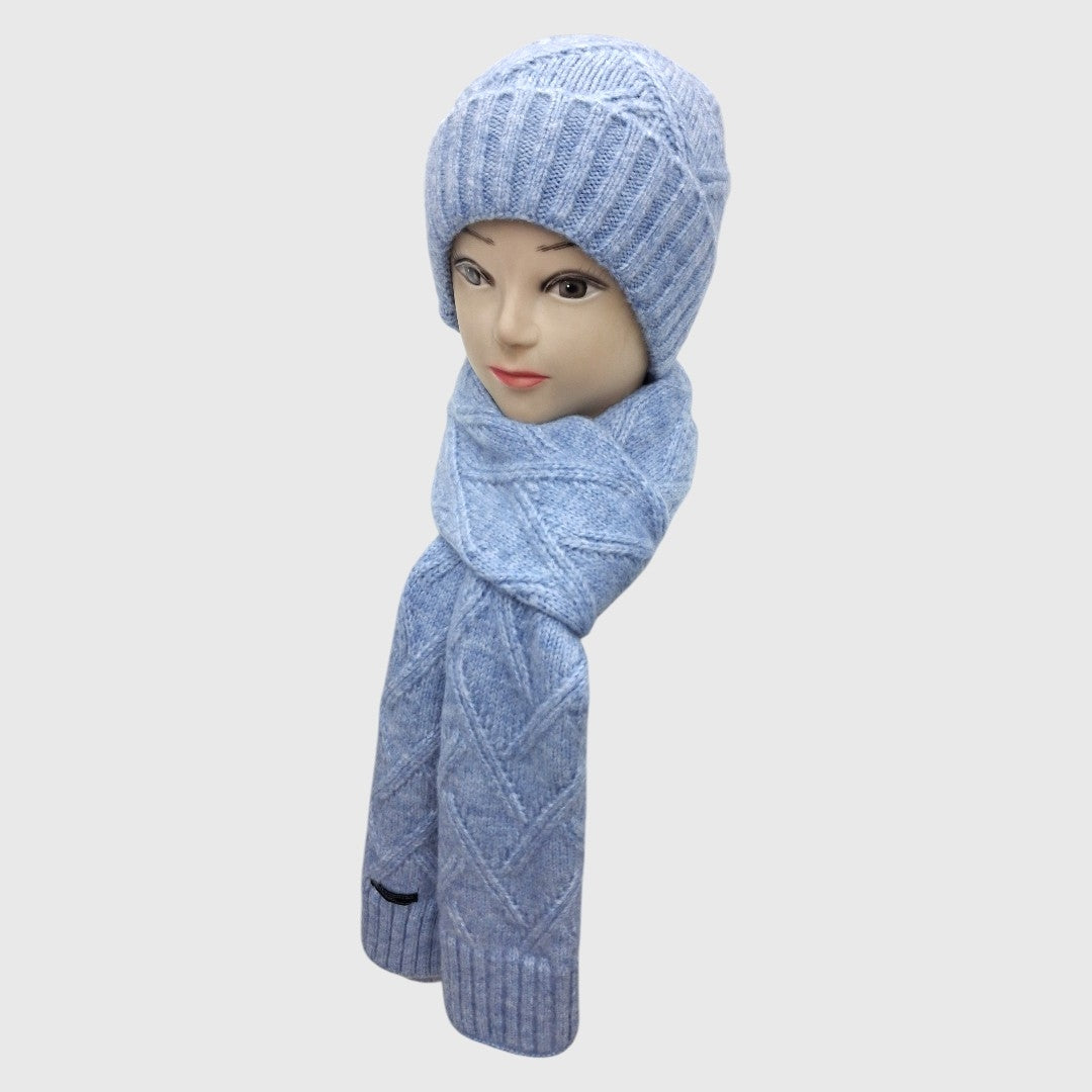 MUFFLER CAP SET / ACRO WOOL / MEN'S & WOMEN'S