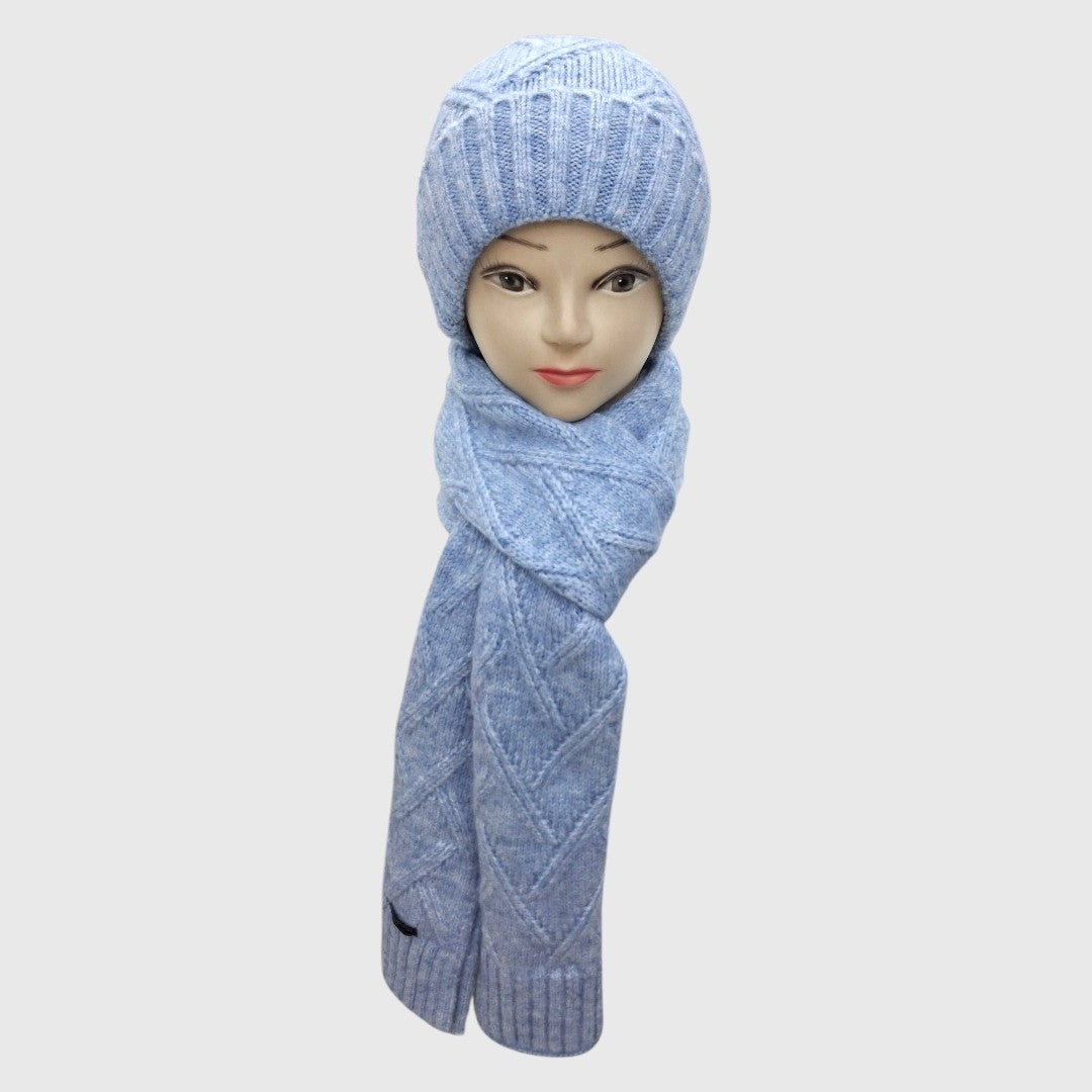 MUFFLER CAP SET / ACRO WOOL / MEN'S & WOMEN'S