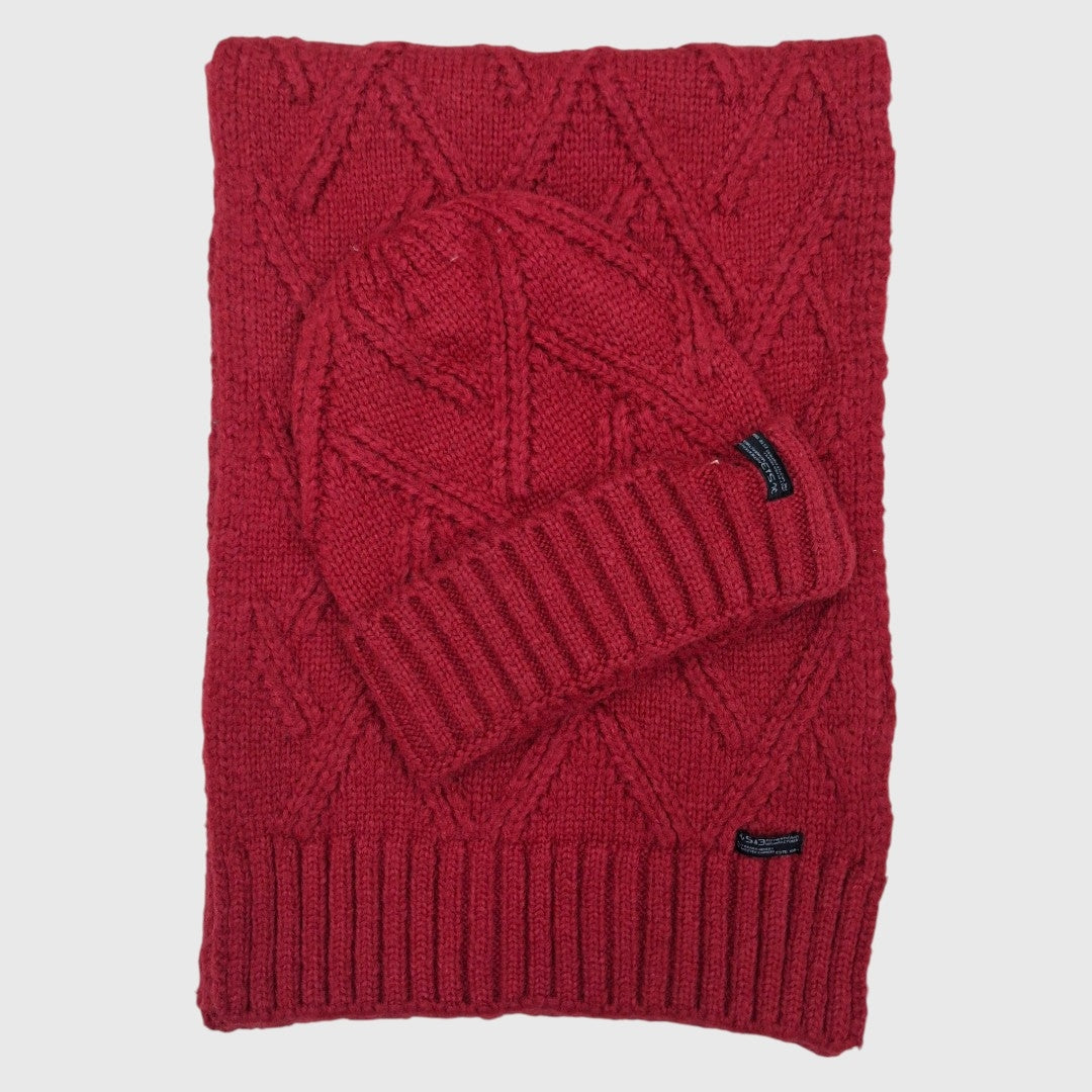 MUFFLER CAP SET / ACRO WOOL / MEN'S & WOMEN'S