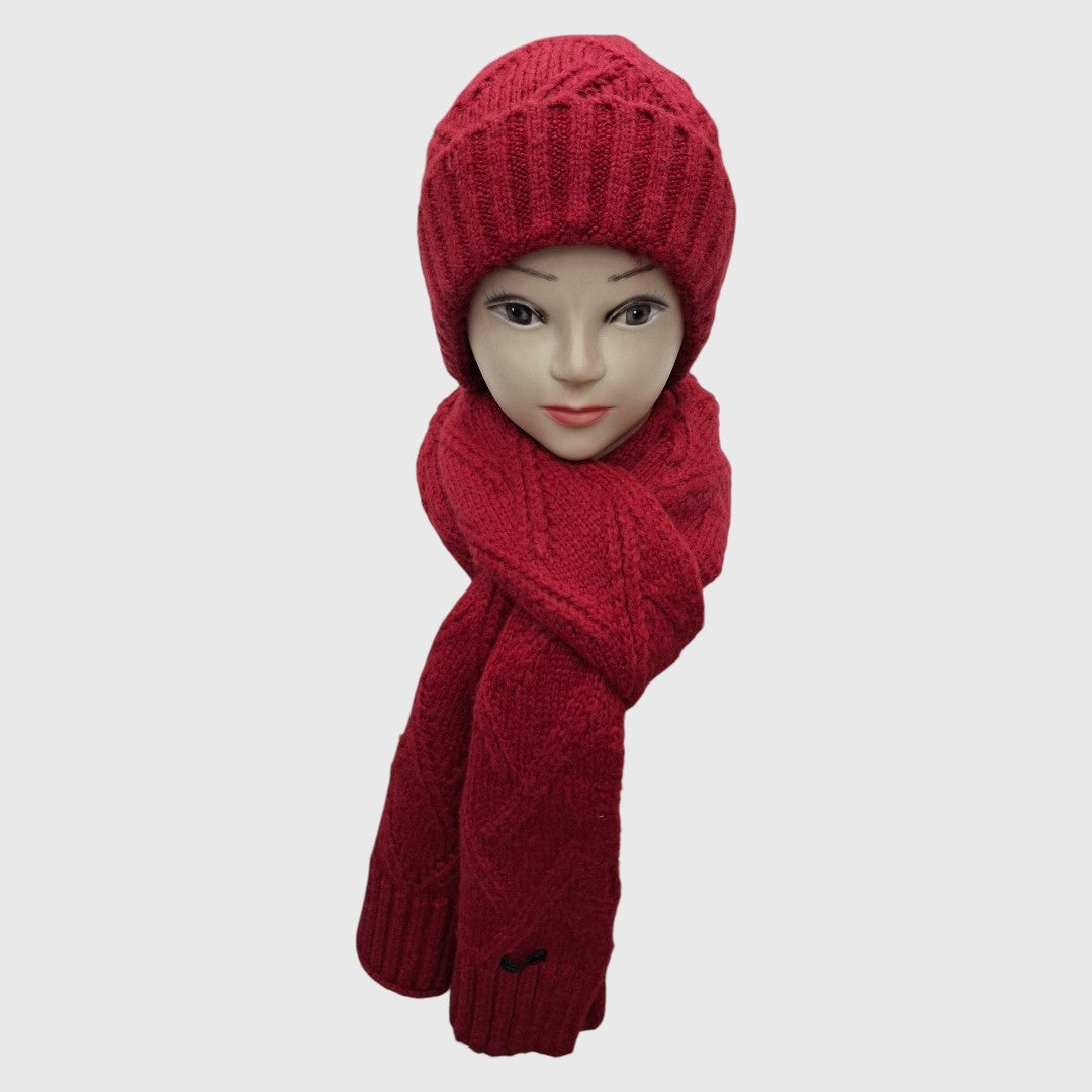 MUFFLER CAP SET / ACRO WOOL / MEN'S & WOMEN'S