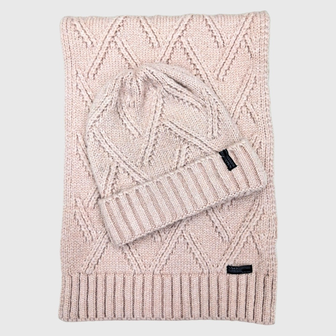 MUFFLER CAP SET / ACRO WOOL / MEN'S & WOMEN'S