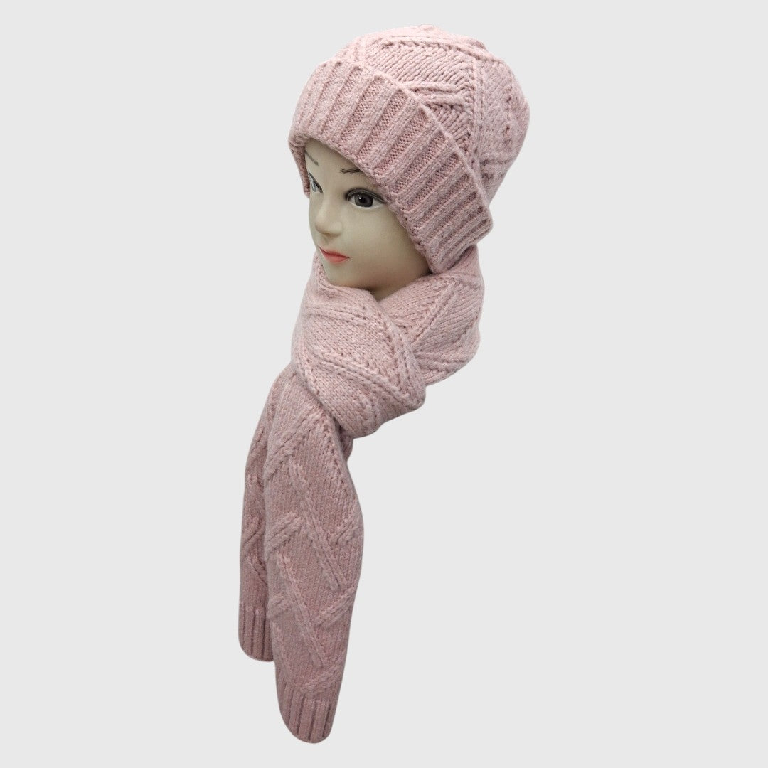 MUFFLER CAP SET / ACRO WOOL / MEN'S & WOMEN'S