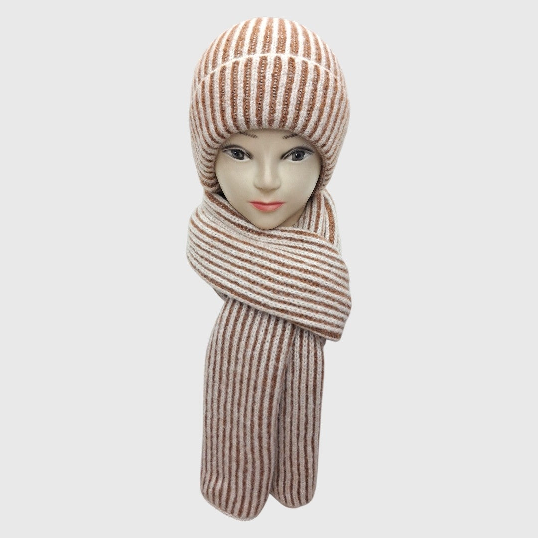 MUFFLER CAP SET / ACRO WOOL / MEN'S & WOMEN'S