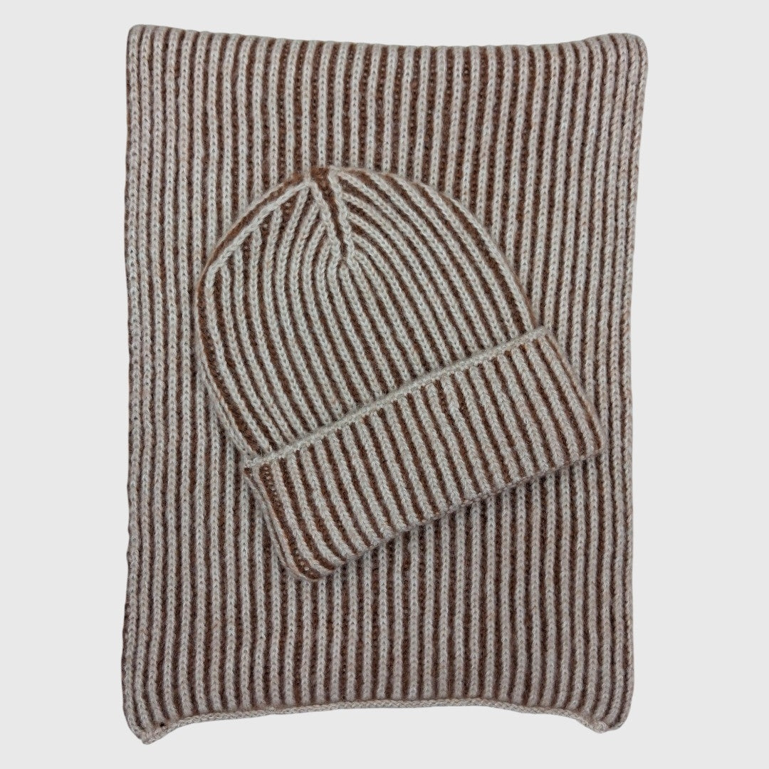 MUFFLER CAP SET / ACRO WOOL / MEN'S & WOMEN'S