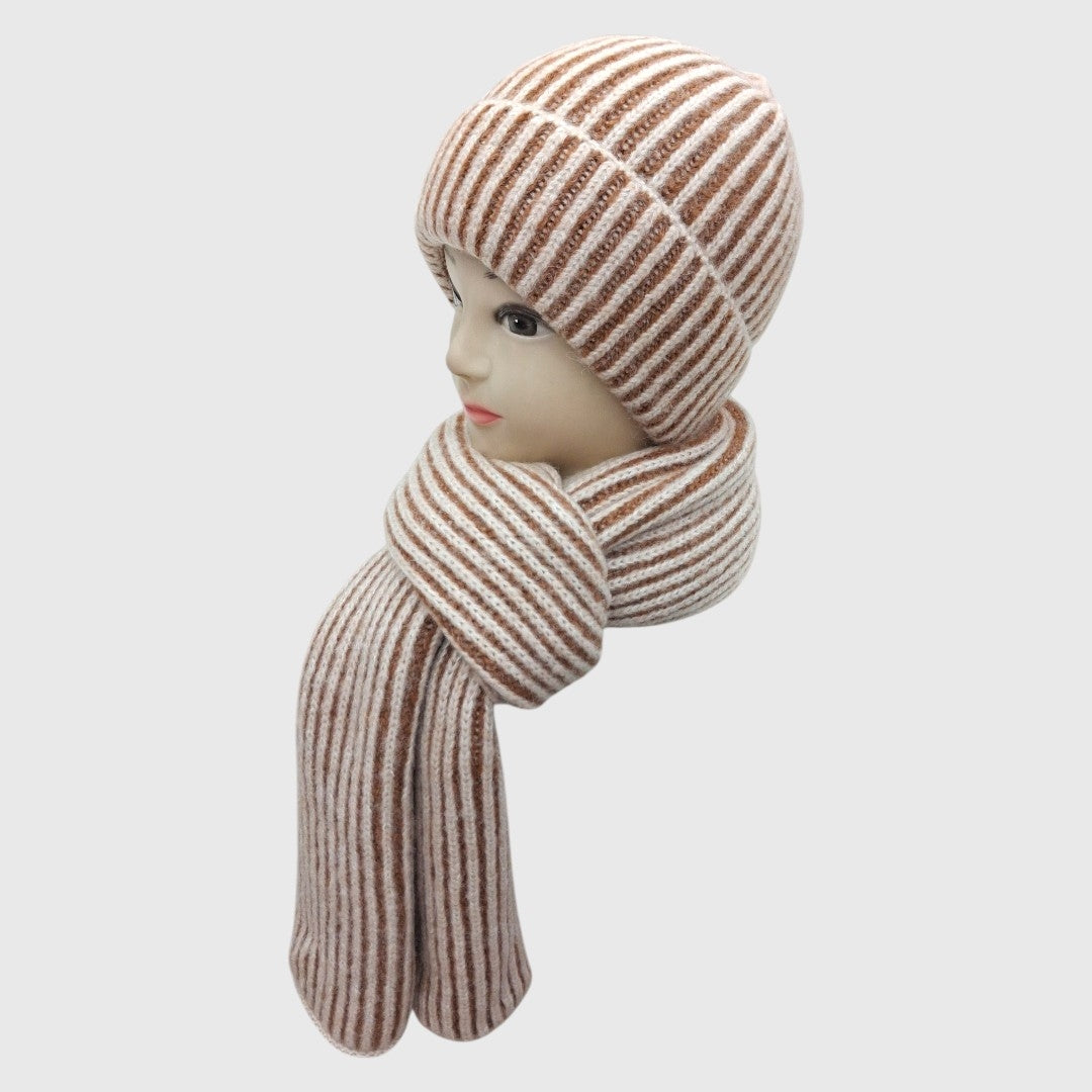 MUFFLER CAP SET / ACRO WOOL / MEN'S & WOMEN'S