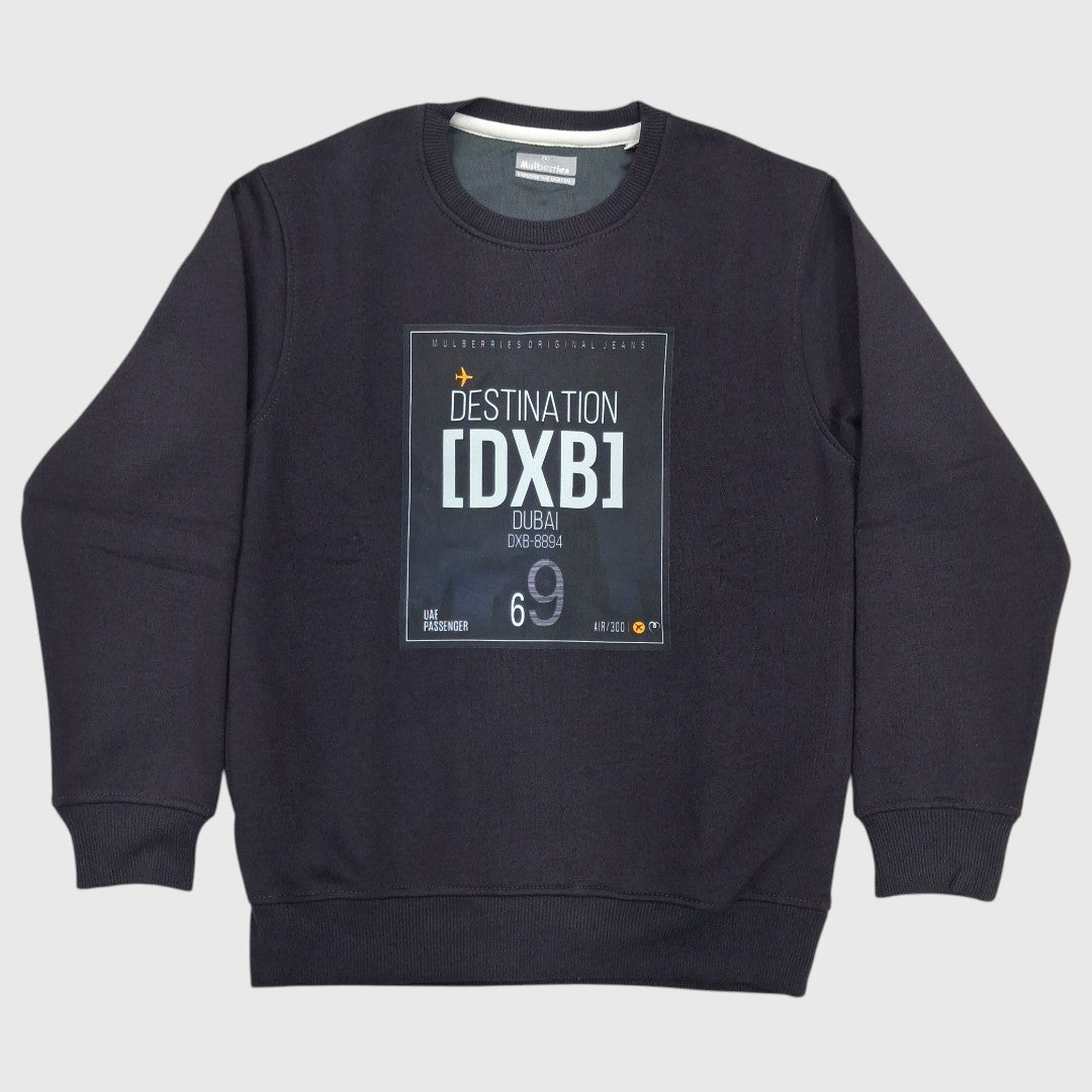 BOY'S ROUND NECK SWEATSHIRT