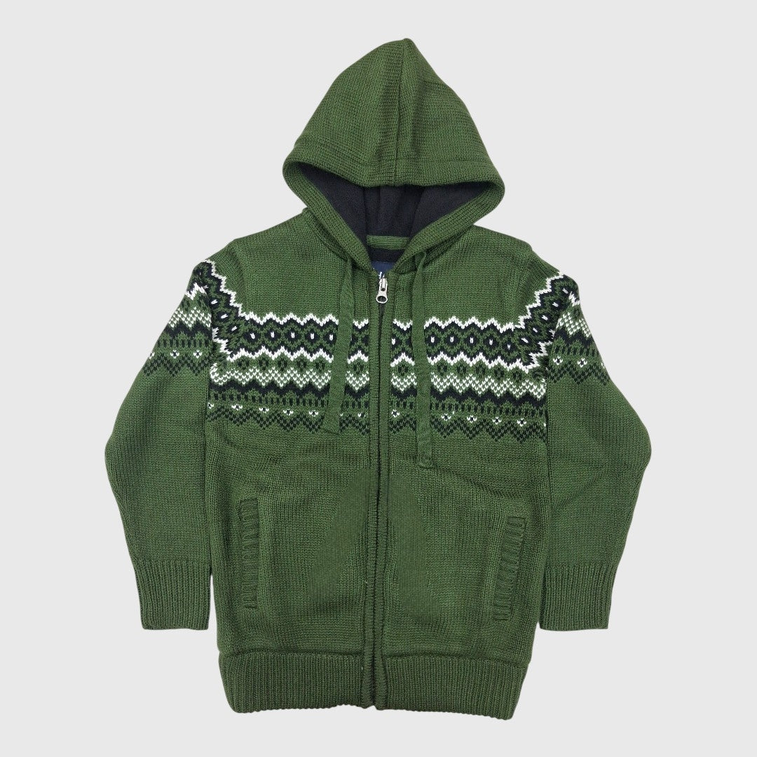 BOY'S SWEATER ZIP WITH HOOD