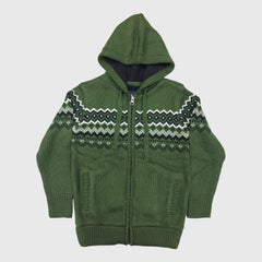BOY'S SWEATER ZIP WITH HOOD