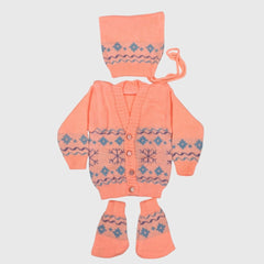 NEW BORN HAND MADE WOOLEN SET