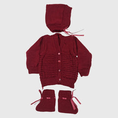 NEW BORN HAND MADE WOOLEN SET