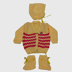 NEW BORN HAND MADE WOOLEN SET