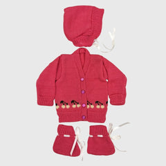 NEW BORN HAND MADE WOOLEN SET