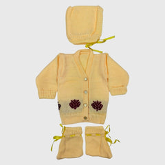NEW BORN HAND MADE WOOLEN SET