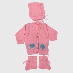 NEW BORN HAND MADE WOOLEN SET