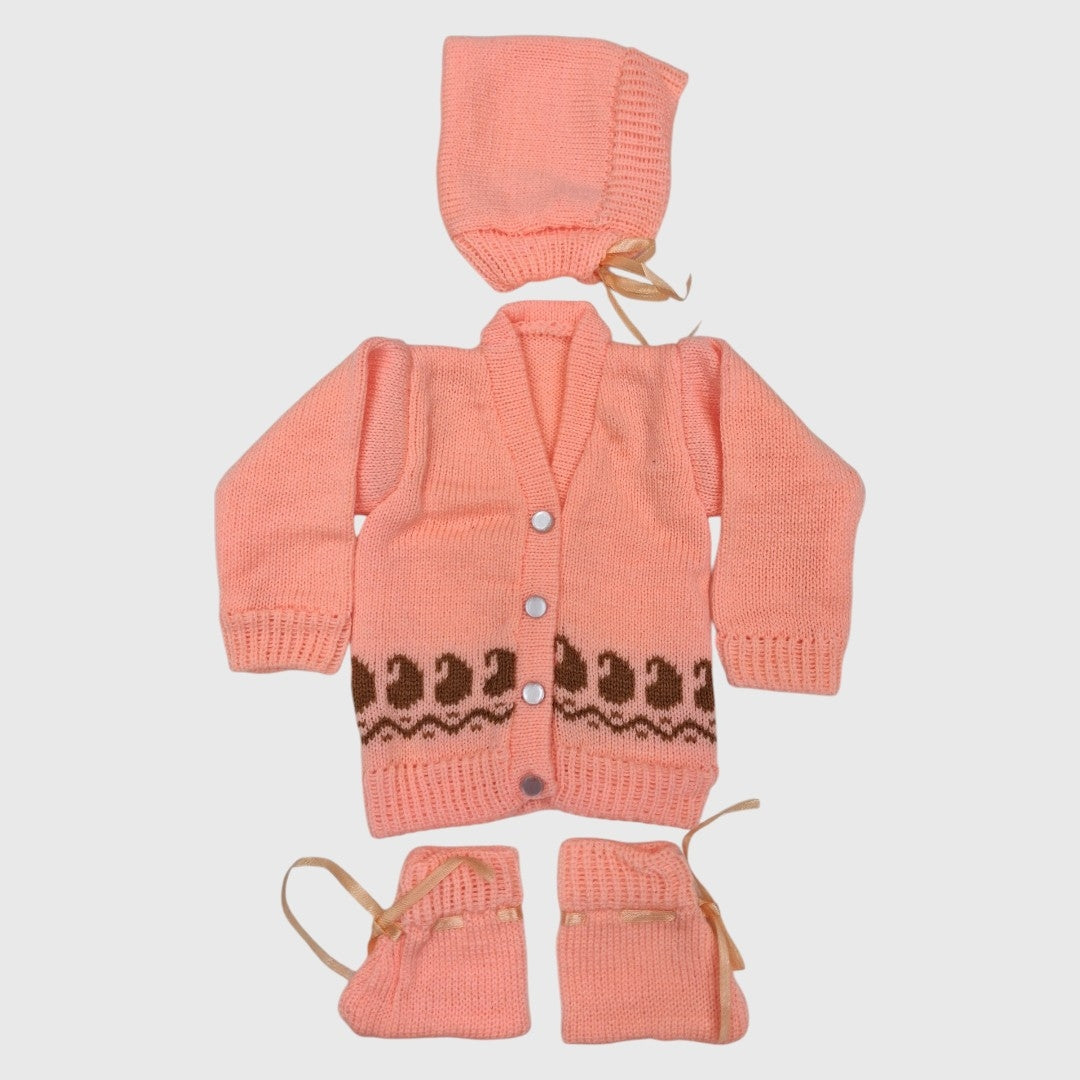 NEW BORN HAND MADE WOOLEN SET