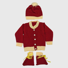 NEW BORN HAND MADE WOOLEN SET