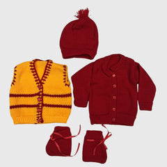 NEW BORN HAND MADE WOOLEN SET