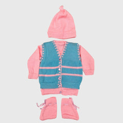 NEW BORN HAND MADE WOOLEN SET