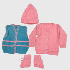 NEW BORN HAND MADE WOOLEN SET