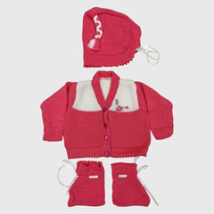 NEW BORN HAND MADE WOOLEN SET