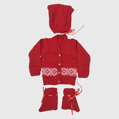 NEW BORN HAND MADE WOOLEN SET