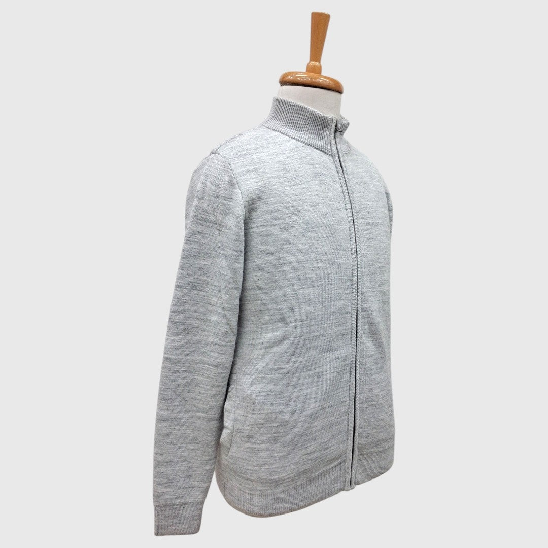MEN'S FULL ZIP ACRO WOOL SWEATER