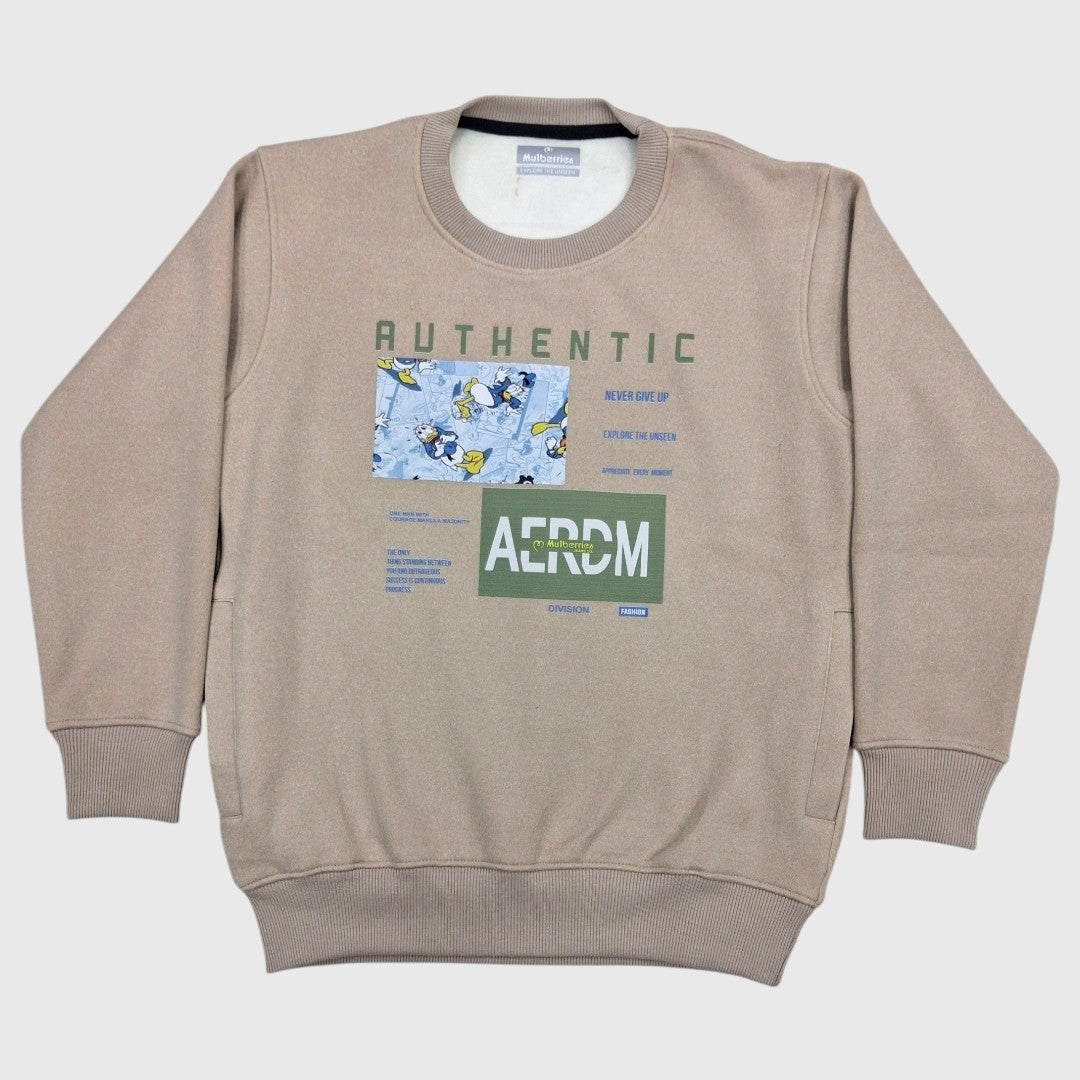 BOY'S ROUND NECK SWEATSHIRT