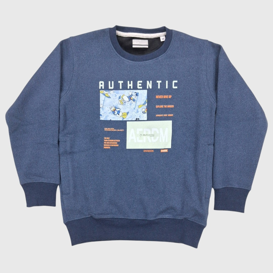 BOY'S ROUND NECK SWEATSHIRT