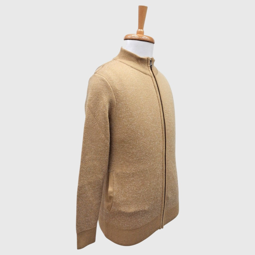 MEN'S FULL ZIP ACRO WOOL SWEATER