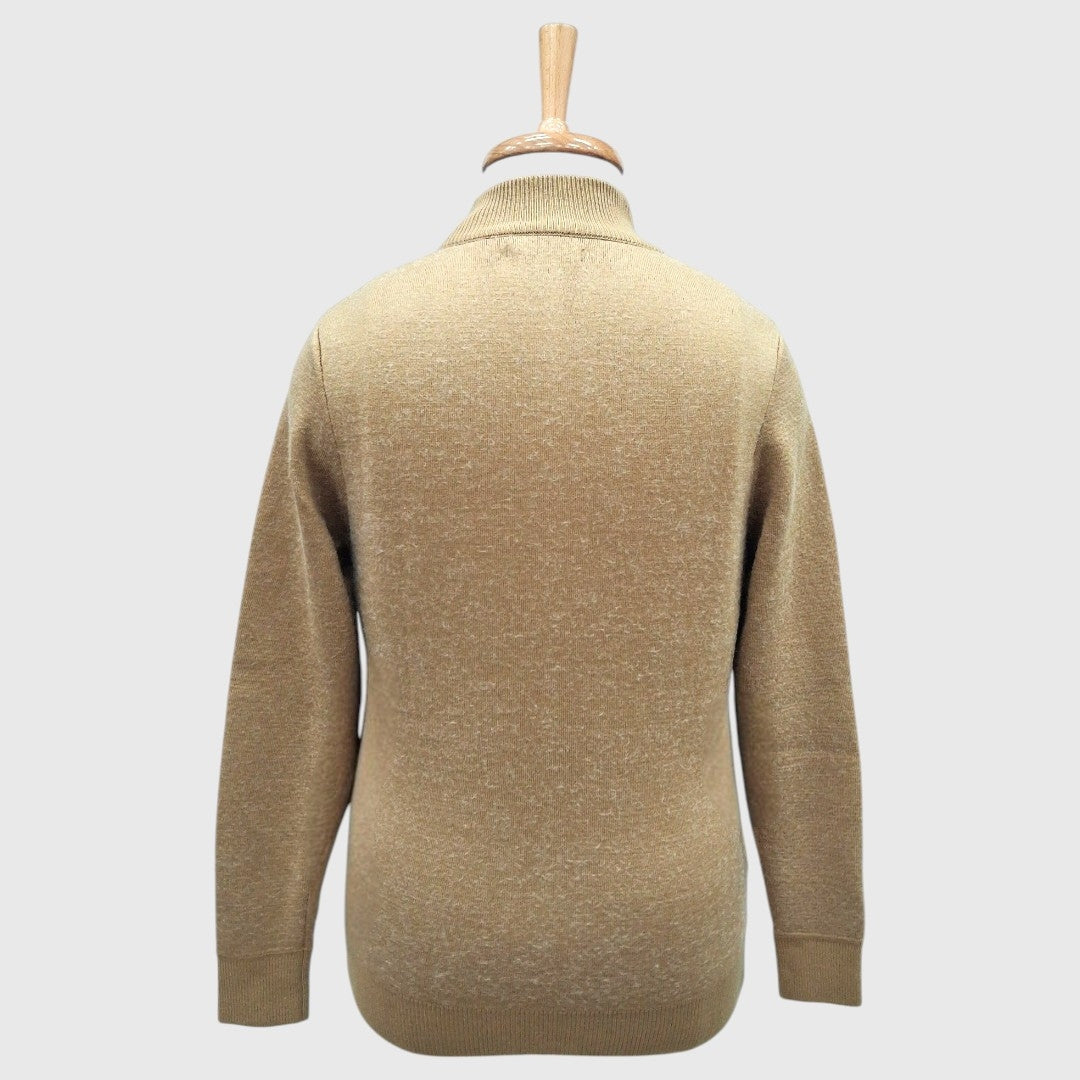 MEN'S FULL ZIP ACRO WOOL SWEATER