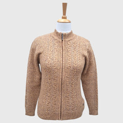WOMEN'S FULL ZIP SWEATER
