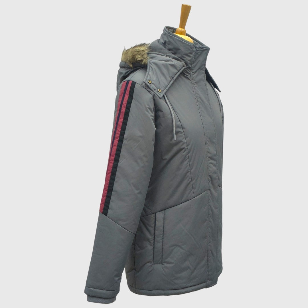 Women Insulated Fleece Jacket Snow and Wind Resistance