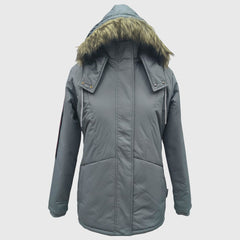 Women Insulated Fleece Jacket Snow and Wind Resistance