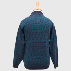 MEN'S FULL ZIP ACRO WOOL SWEATER