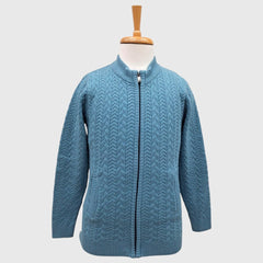 MEN'S FULL ZIP ACRO WOOL SWEATER