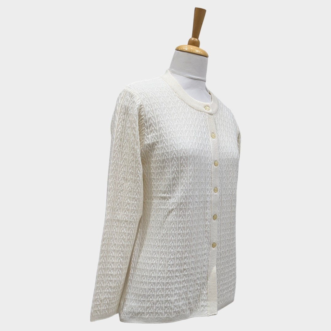 WOMEN'S R NECK CARDIGAN