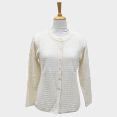 WOMEN'S R NECK CARDIGAN