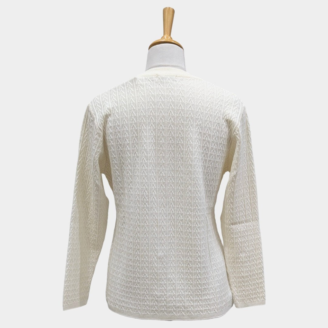 WOMEN'S R NECK CARDIGAN