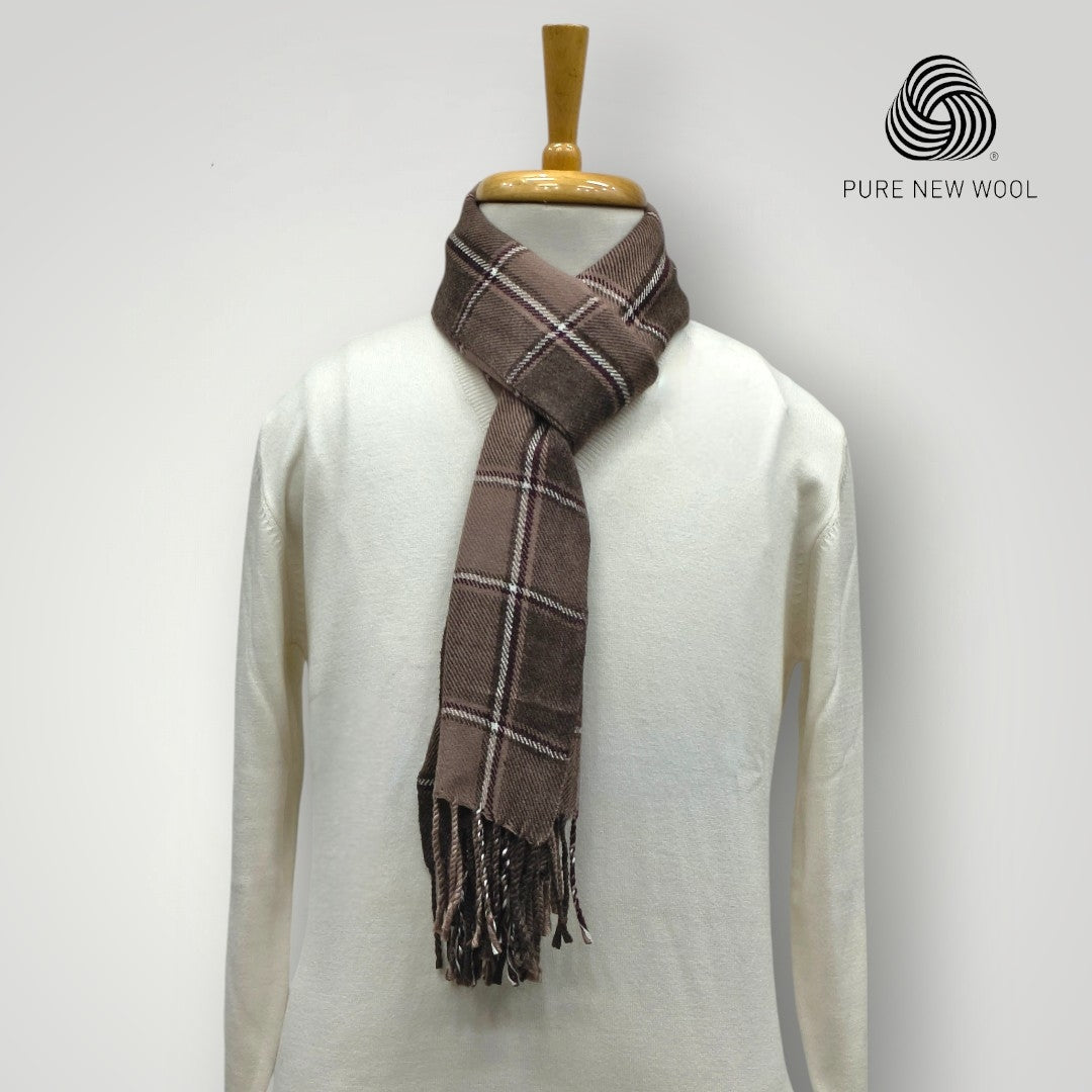 MEN'S & WOMEN'S PURE WOOL MUFFLER