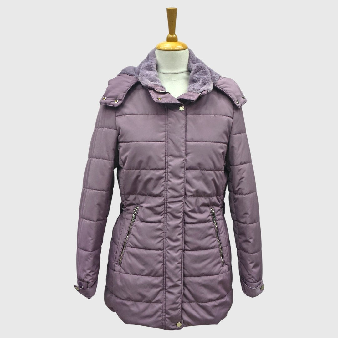 Women Insulated Fleece Jacket Snow and Wind Resistance