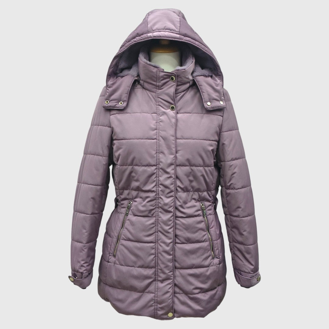 Women Insulated Fleece Jacket Snow and Wind Resistance